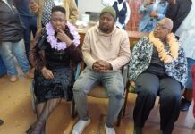 Let’s Just Meet And Say Goodbye!! Meeting to bid farewell to the colleaques. From left is Mam Guliwe, Mr Mapoto and Mam Ngcongo.